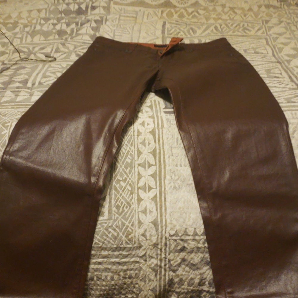 David Khan Leather Pants